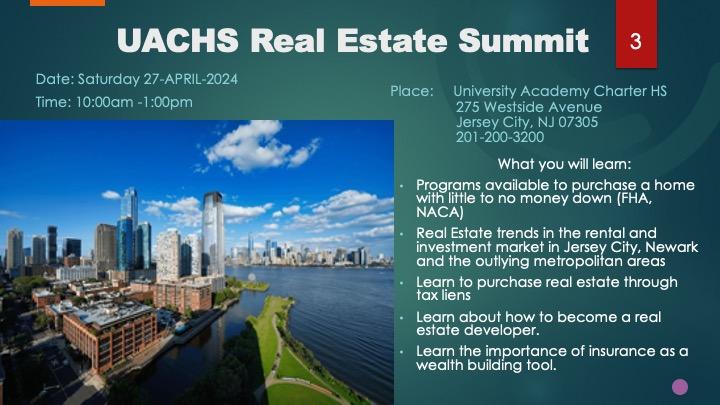 UACHS Real Estate April 27 Summit Flyer