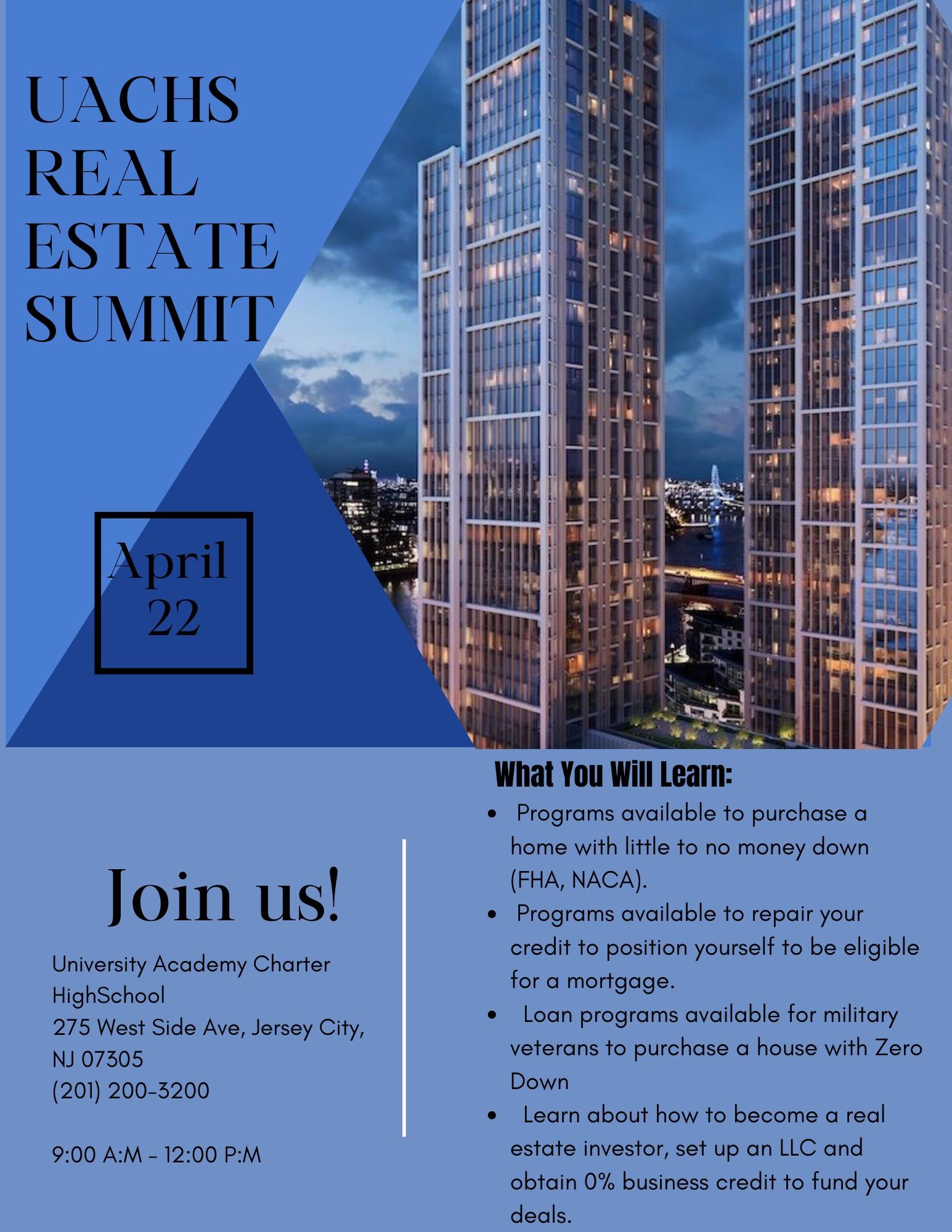 UACHS Real Estate Summit Flyer April 22, 2023